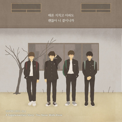 Bts - Graphic Lyrics Paquete Set 5 Libros Gráficos Kpop