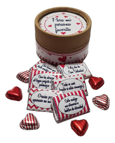 Bombones Chocolatines Personalizados Regalo San Valentín