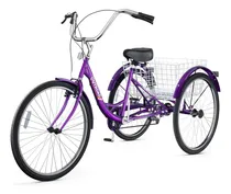 Comprar Betterland Triciclo Para Adultos De 7 Velocidades Con Cesta