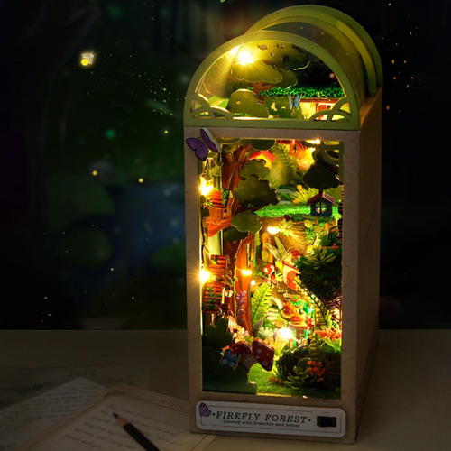 Kit De Miniatura De Quebra-cabeça 3d Booknook, Casa De