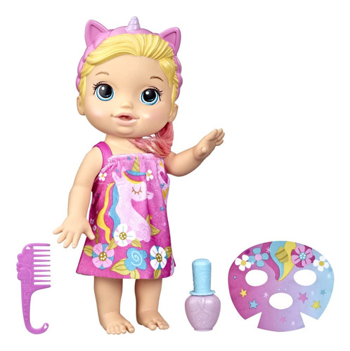 Muñeca Bebé Glam Spa De Baby Alive Unicornio Maquillaje Má