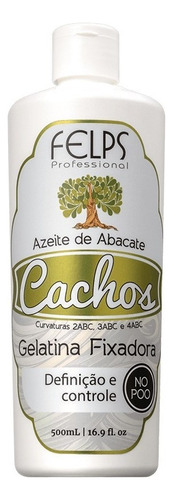 Felps Cachos Azeite De Abacate Gelatina Fixadora 500g 