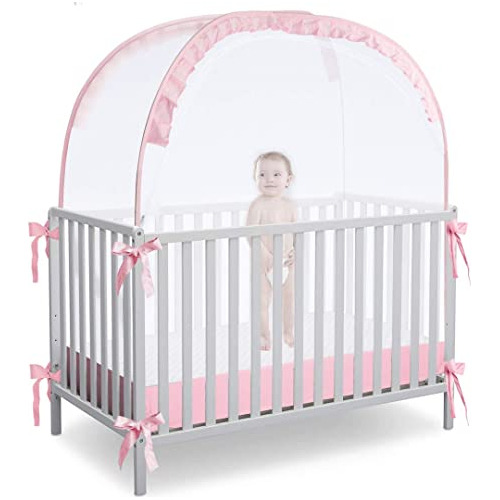 Baby Pop Up Tent Cover Cuna, Cuna Transparente Y Cubier...