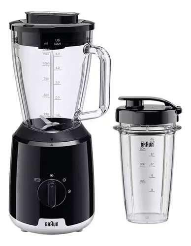 Licuadora Jarra De Vidrio Braun Jb1051bk Inc Vaso De Viaje Color Negro