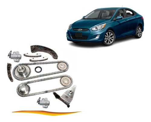 Kit Distribucion Para Hyundai Accent Rb 2011 2018 Diesel