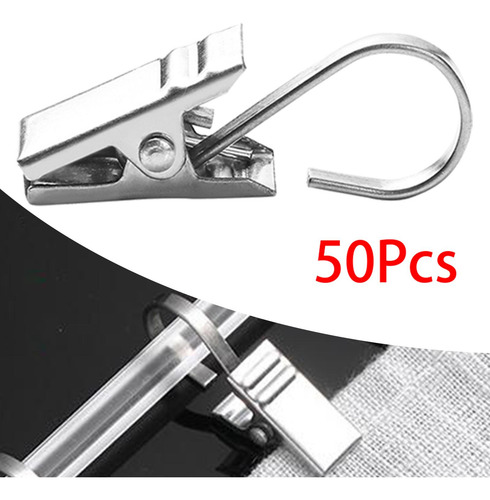 Clips De Gancho De Cortina De Ventana De 50 Piezas Para