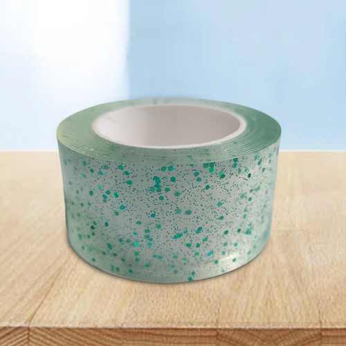6 Nano Glitter Tape Craft Multifuncional Para Verde Ancho