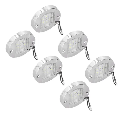 Marcador Lateral De Aviso Led Stern De 12 V, Redondo, Blanco