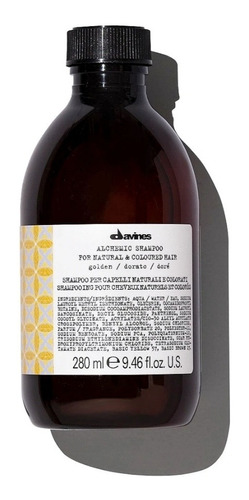 Shampoo Matizador Alchemic Golden De 280 Ml, Davines 