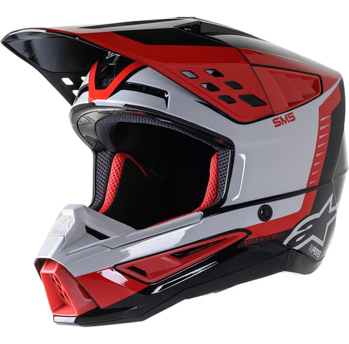 Casco Cross S M5 Beam Ngo,grs,roj