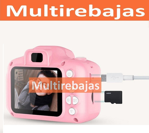 Cámara Digital Recargable Con Pantalla Hd Para Niñas