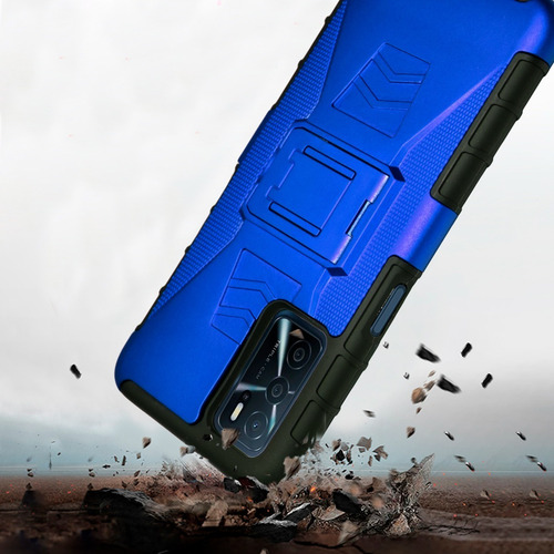 Imagen 5 de 9 de Funda Uso Rudo 3 En 1 Colores Oppo A16 4g A56 5g