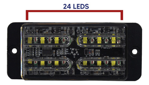 Estrobo Pro Slit Dual Arz 24 Hiper Led 96w Maverick Rzr Utv