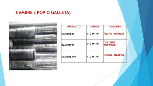 Cambre 100 Negro( Galleta , Pop ,..)