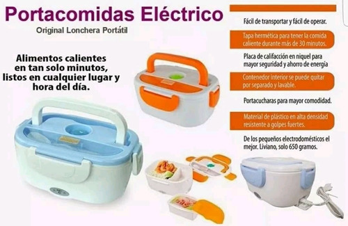 Taper Electrico Lunchera Bazar Cuchara Plastico Microondas