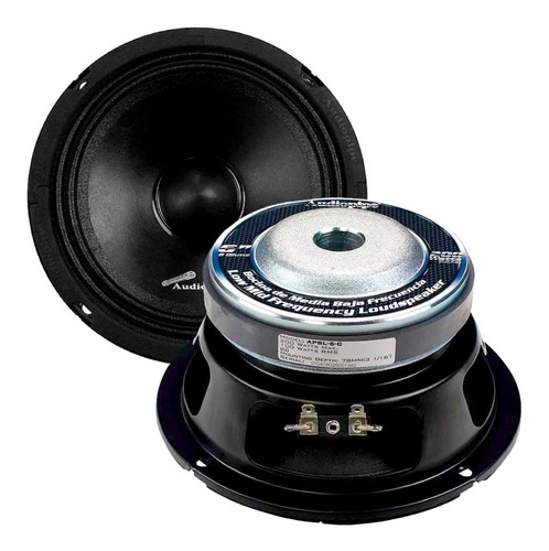 Parlante Frecuencia Media Audiopipe Apsl-6-c Low Mid 6 200w