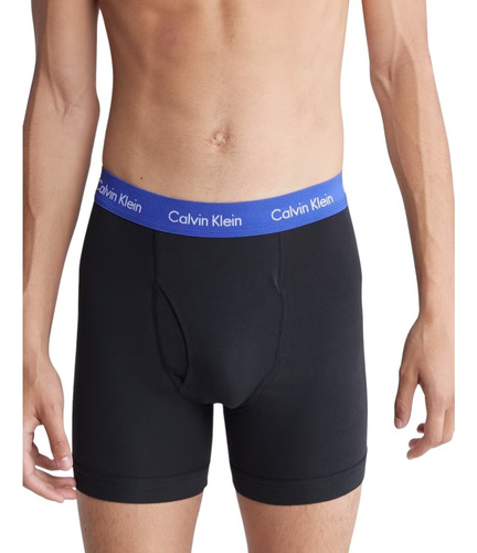 Bóxer Brief Calvin Klein Cotton Stretch Negro/a/r Original