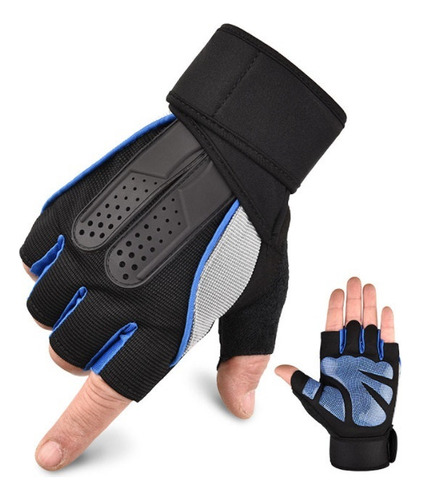 Guantes Acolchados Sin Dedos Para Hacer Ejercicios, Unisex