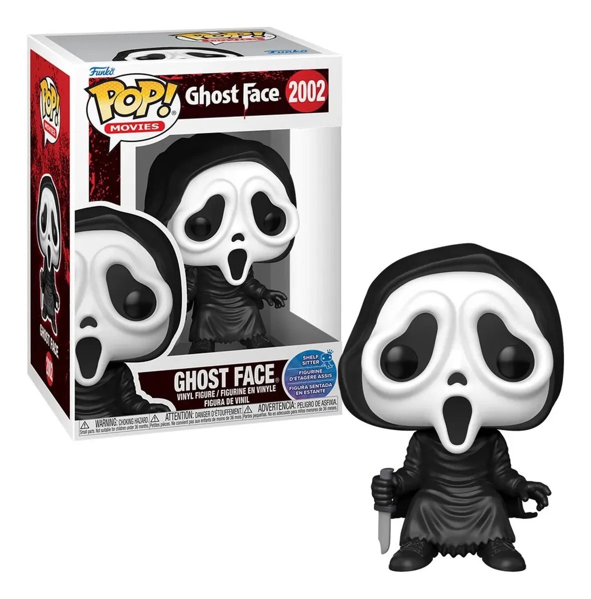 Figura Funko Pop! Ghost Face Sentado de Colección