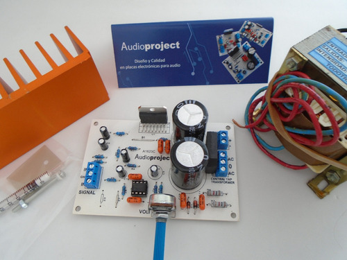 Imagen 4 de 5 de Modulo Amplificador Guitarra / Bajo 40 W C/trafo Y Disipador