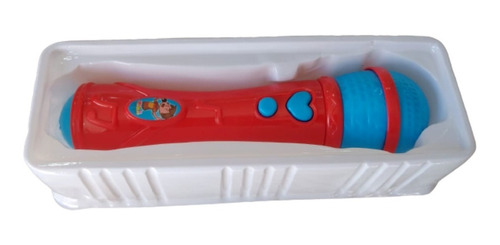 Microfone Infantil Sai A Voz E Toca Musica Brinquedo