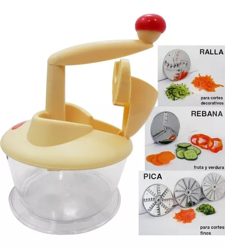 CORTADOR DE VERDURAS CON 5 DISCOS (TM2 INOX) - Termalimex