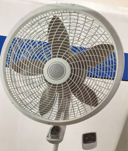 Ventilador De Pie Lasko 1885 5 Aspas, 18 De Diámetro 120 v Estructura Light Grey Diámetro 18