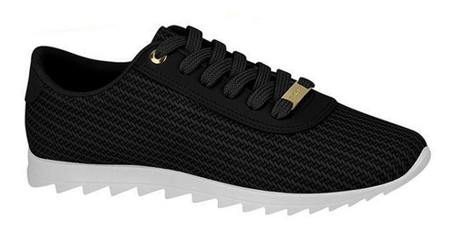 Imagem 1 de 2 de Tênis Feminino Moleca Tratorado Preto 5632 Oferta!