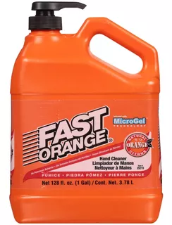Limpiador Manos Locion Naranja 1 Galon Fast Orange Permatex
