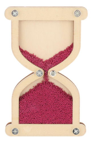 Material De Tablero Ocupado De Reloj De Arena Rojo Ciruela