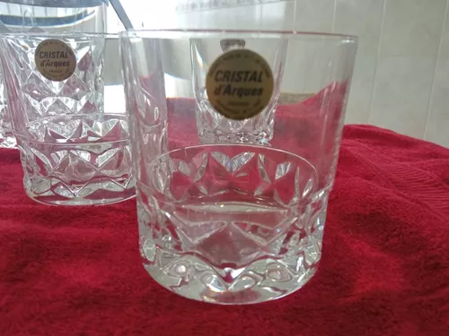 Juego de vasos para whisky,hielera y shots cristal de arques en Venezuela