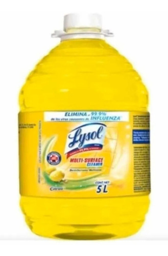 Lysol 5 Lt Limpiador Multiusos Desinfectante. 