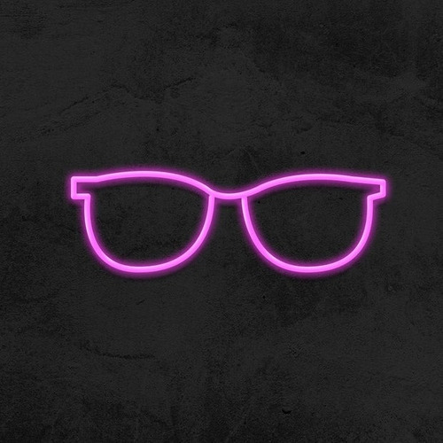 Letrero Neon Lentes - Óptica - Colores Personalizados