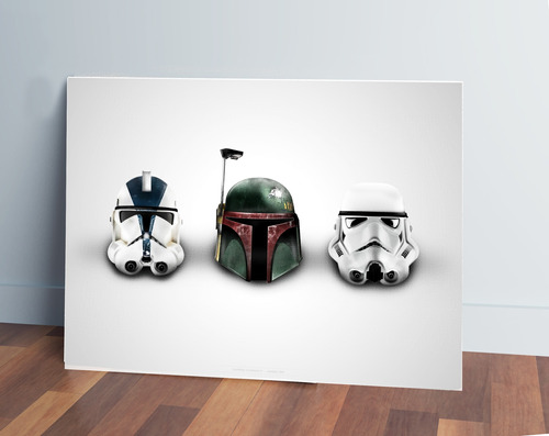 Cuadro Star Wars 406 40x53 Mdf Memoestampados