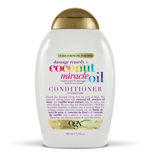 Ogx Acondic Coconut Miracle Oil 385ml