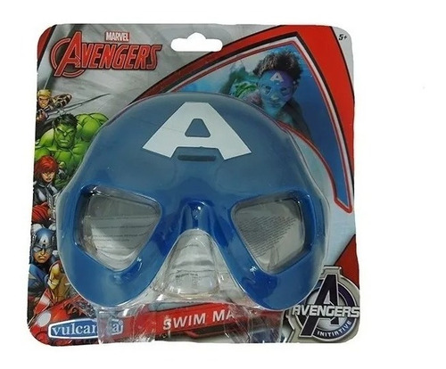 Antiparras Mascara Swim Mask Capitan America Original