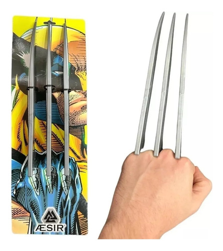 Garra 3 Puntas Para Disfraz Wolverine Guepardo Jeg 195