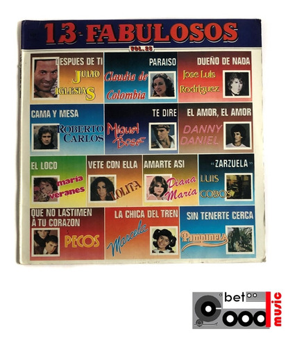 Lp Trece Fabulosos Vol. 23 Excelente Compilación De Artistas