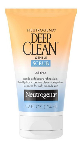 Exfoliante facial suave diario Deep Clean de Neutrogena, 124 ml