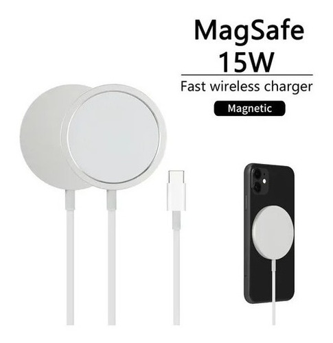 Magsafe Cargador Magnético Inalámbrico iPhone 15w Usbc Itech