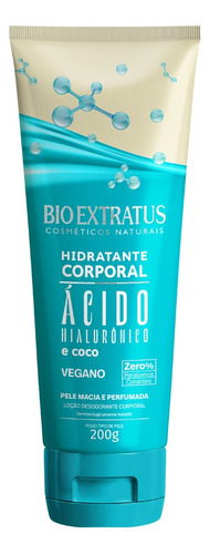 Hidratante Corporal Ácido Hialurônico Bio Extratus 200g