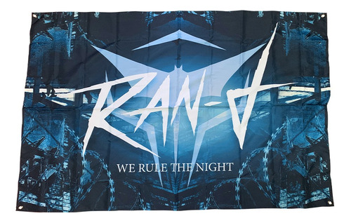 Imagen 1 de 3 de Bandera Ran-d We Rule The Night (blue)