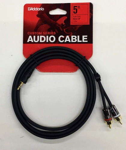 Imagen 2 de 7 de Cable De Audio Auxiliar Plug 3.5 A Rca Estereos Planet Waves