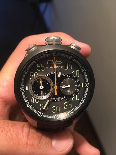 Reloj Bomberg Ns 44 Chtt Negro Caballero Hombre Lujo Oferta
