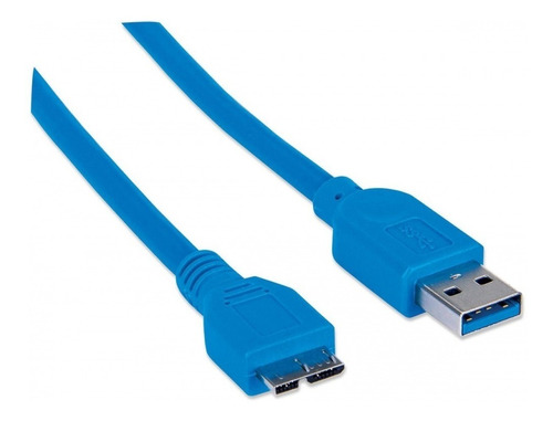 Cable Usb - Micro B - Micro Usb Manhattan - 1 M, Usb A, Micr