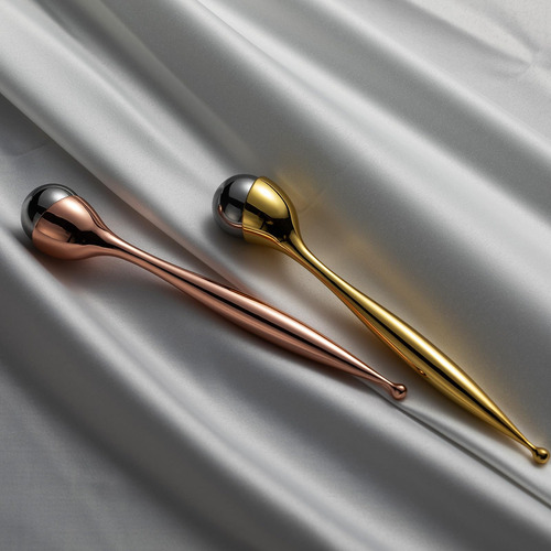 Lisapack- Rodillo De Crema Para Ojos De Metal, Masajeador Fa