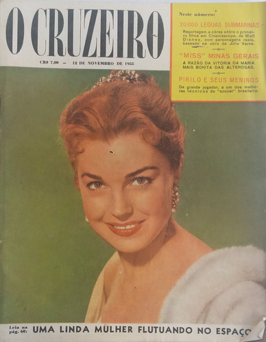 Revista O Cruzeiro 1955 Miss Minas Gerais Raras E Antiga
