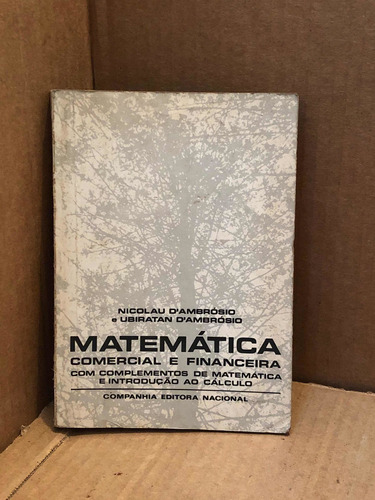 Livro Matemática Comercial E Financeira Nicolau Dambrosio