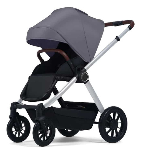 Coche De Paseo Mango Extensible Reversible Gris Babymine