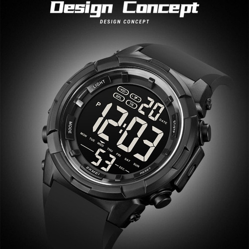 Reloj Digital Electrónico Led Impermeable Skmei 50m